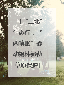 “三北”生态行：“两笔账”撬动锡林郭勒草原保护