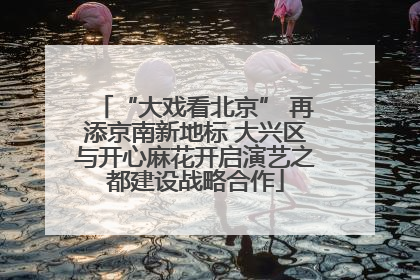 “大戏看北京” 再添京南新地标 大兴区与开心麻花开启演艺之都建设战略合作