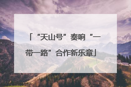 “天山号”奏响“一带一路”合作新乐章