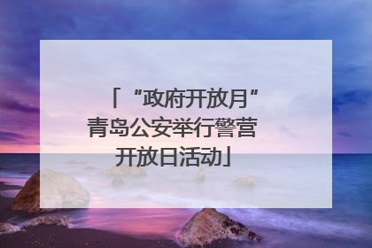 “政府开放月”青岛公安举行警营开放日活动