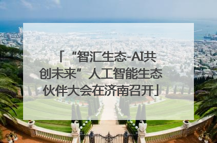 “智汇生态-AI共创未来”人工智能生态伙伴大会在济南召开