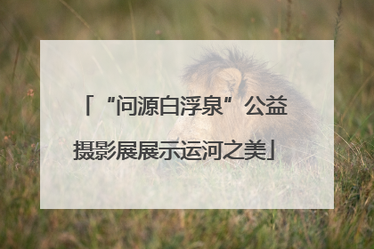 “问源白浮泉”公益摄影展展示运河之美
