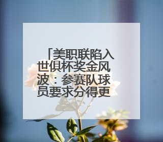美职联陷入世俱杯奖金风波：参赛队球员要求分得更多奖金，抵制联盟的“剥削”