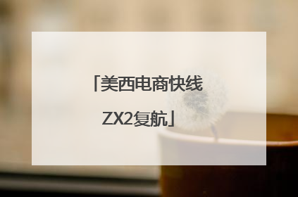 美西电商快线ZX2复航