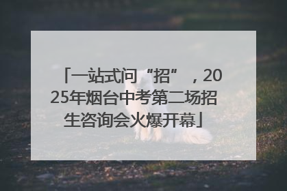 一站式问“招”，2025年烟台中考第二场招生咨询会火爆开幕