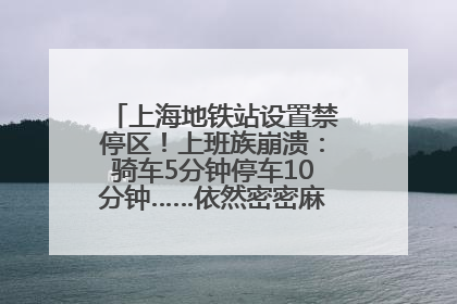 上海地铁站设置禁停区！上班族崩溃：骑车5分钟停车10分钟……依然密密麻麻无从下脚？