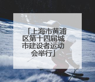 上海市黄浦区第十四届城市建设者运动会举行
