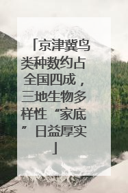京津冀鸟类种数约占全国四成，三地生物多样性“家底”日益厚实