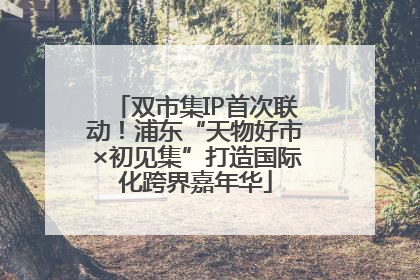 双市集IP首次联动！浦东“天物好市×初见集”打造国际化跨界嘉年华