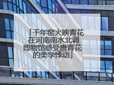 千年窑火映青花 在河南南水北调博物馆感受唐青花的美学悸动