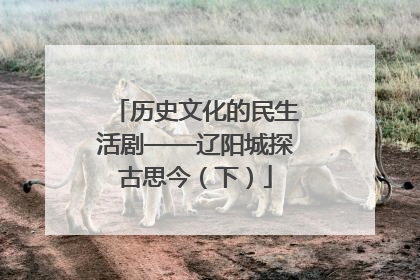 历史文化的民生活剧——辽阳城探古思今（下）