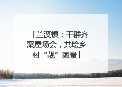兰溪镇：干群齐聚屋场会，共绘乡村“靓”图景