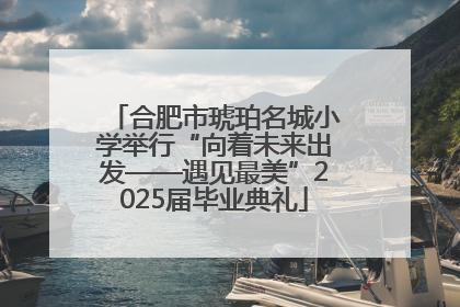 合肥市琥珀名城小学举行“向着未来出发——遇见最美”2025届毕业典礼