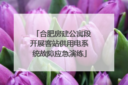 合肥房建公寓段开展客站供用电系统故障应急演练