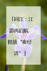 同江：江游再启航 释放“夜经济”