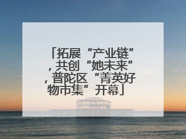 拓展“产业链”，共创“她未来”，普陀区“菁英好物市集”开幕