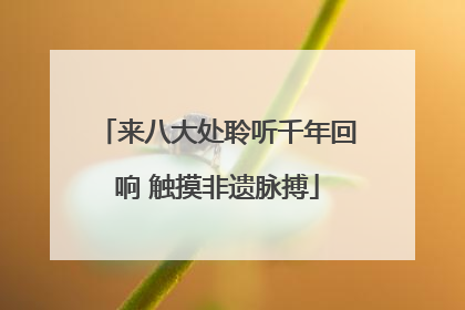 来八大处聆听千年回响 触摸非遗脉搏