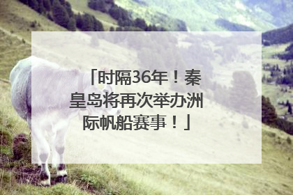 时隔36年！秦皇岛将再次举办洲际帆船赛事！
