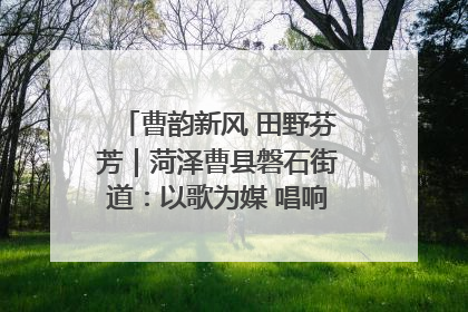 曹韵新风 田野芬芳｜菏泽曹县磐石街道：以歌为媒 唱响乡土“新歌声”