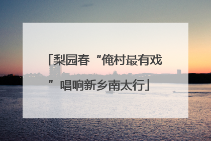 梨园春“俺村最有戏”唱响新乡南太行