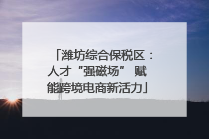 潍坊综合保税区：人才“强磁场” 赋能跨境电商新活力