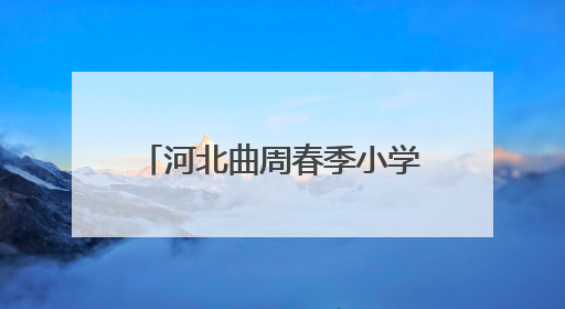 河北曲周春季小学生足球锦标赛开幕