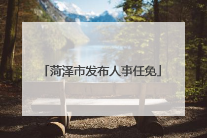 菏泽市发布人事任免