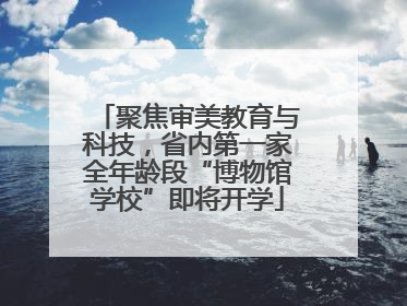 聚焦审美教育与科技，省内第一家全年龄段“博物馆学校”即将开学