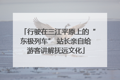 行驶在三江平原上的“东极列车” 站长亲自给游客讲解抚远文化
