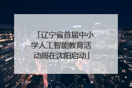 辽宁省首届中小学人工智能教育活动周在沈阳启动