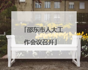 邵东市人大工作会议召开