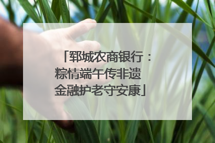 郓城农商银行：粽情端午传非遗 金融护老守安康