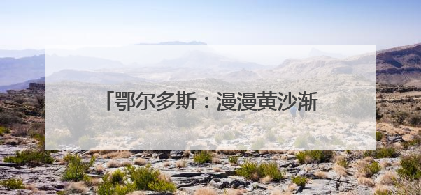 鄂尔多斯：漫漫黄沙渐成千里“蓝海”和绿洲