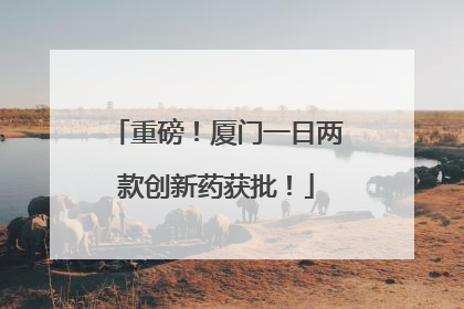 重磅！厦门一日两款创新药获批！