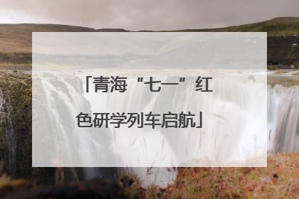 青海“七一”红色研学列车启航