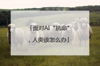 面对AI“抗命”，人类该怎么办