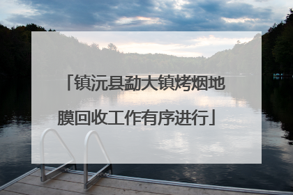 镇沅县勐大镇烤烟地膜回收工作有序进行