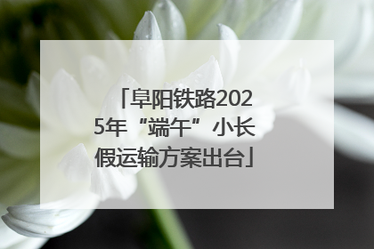 阜阳铁路2025年“端午”小长假运输方案出台