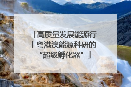 高质量发展能源行丨粤港澳能源科研的“超级孵化器”