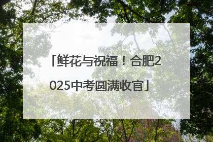 鲜花与祝福！合肥2025中考圆满收官