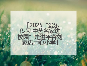 2025“爱乐传习·中艺名家进校园”走进平谷刘家店中心小学