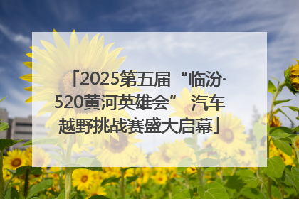 2025第五届“临汾·520黄河英雄会” 汽车越野挑战赛盛大启幕