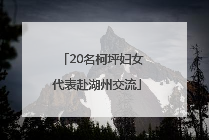 20名柯坪妇女代表赴湖州交流