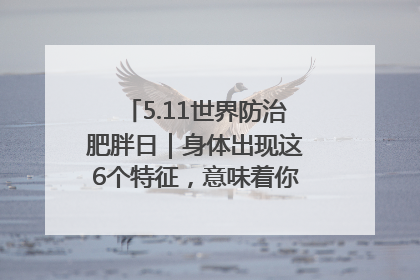 5.11世界防治肥胖日｜身体出现这6个特征，意味着你正在悄悄变瘦……