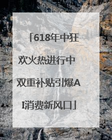 618年中狂欢火热进行中 双重补贴引爆AI消费新风口